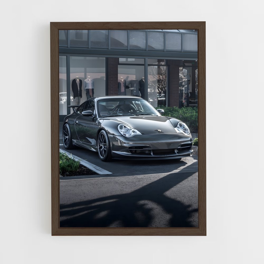Poster Noir & GTS – affiche Porsche (vue 5)